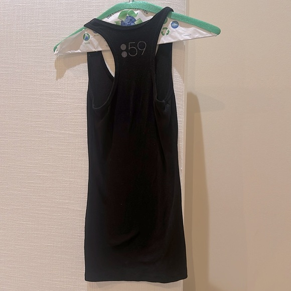 Splits 59 Black Ribbed Tank Size Small - Picture 2 of 3